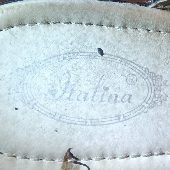 Italina Wedged Sandals Size 7 - Picture 3 of 5